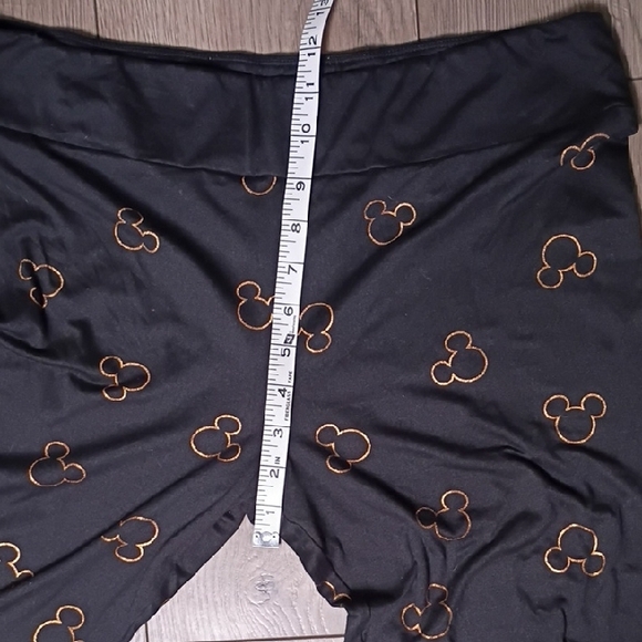 Disney Black and Gold Mickey Mouse Leggings - Picture 3 of 7